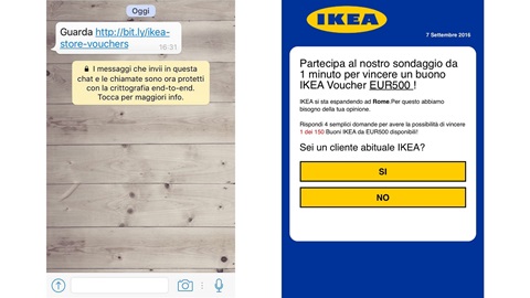 Buono Ikea da 500 euro: la nuova truffa su Whatsapp